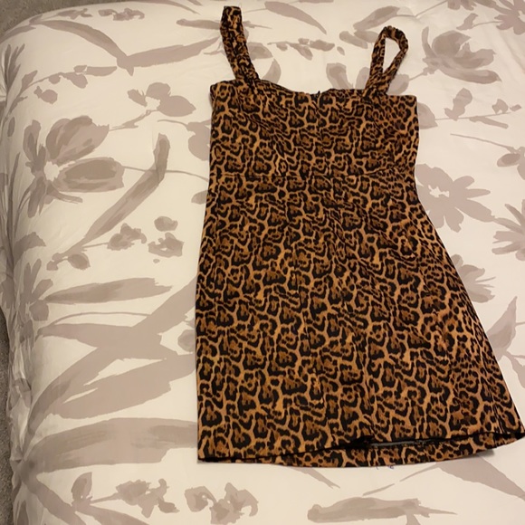 𝗡𝗪𝗧 𝗭𝗮𝗿𝗮 • Animal Print Dress - Picture 13 of 16